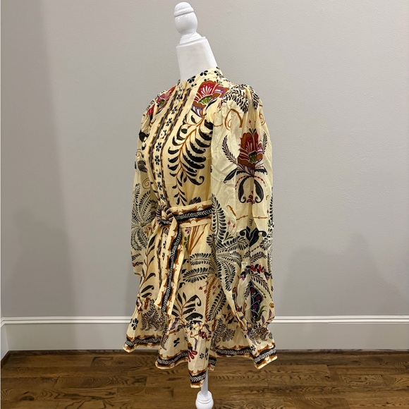 Farm Rio Classic Nature Sand Mini Dress - Picture 6 of 12